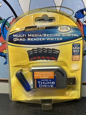 New DIGITAL CONCEPTS MEMORY STICK / PRO / PRO DUO USB Card Readers- New 