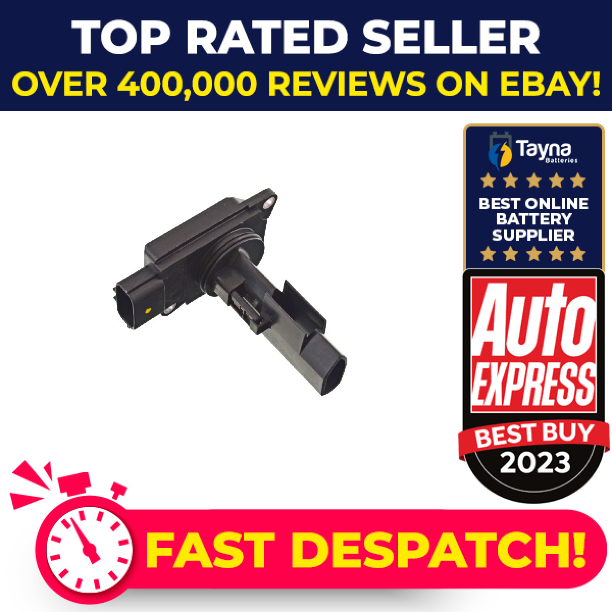Air Mass Sensor fits MITSUBISHI PAJERO/SHOGUN Mk4 3.0 2007 on Flow Meter Quality
