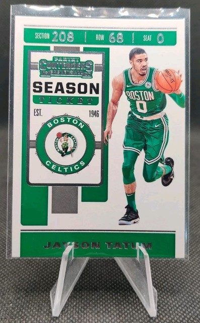 2019-20 Panini Contenders #43 Jayson Tatum Boston Celtics Basketball Card