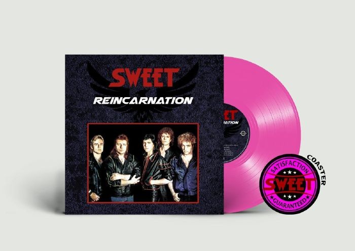SWEET - Reincarnation - Vinyl (limited pink vinyl LP + coaster)