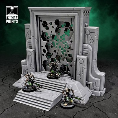 Dolmen Gate 28mm Tomb World Sci-Fi Wargaming Terrain Scenery | Alien Artifacts