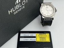 Hublot Classic Fusion 542.NX.2611.LR 42mm White Opaline Dial Titanium Box Paper 2