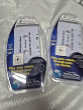2 White Wireless Gear Cassette Adapter Music ...