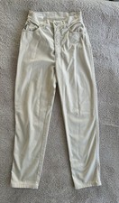 Escada Cream Straight-Leg Women's Chinos size 34 vintage