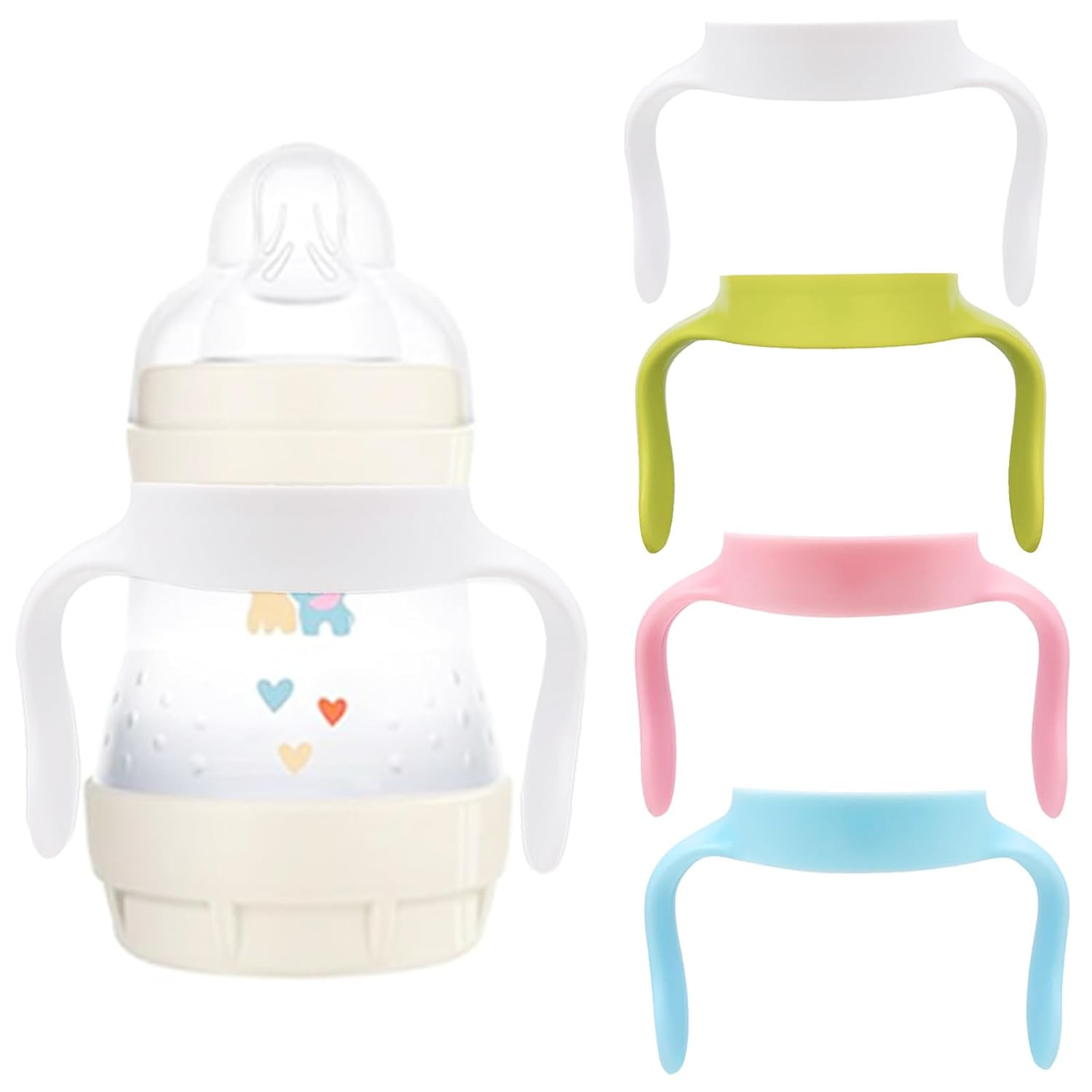 Baby Bottle Handles Compatible for Mam Bottles, Feeding Bottles Holder Accessori