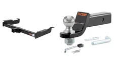 CURT Trailer Hitch Class 3 Tow Kit, 2" Ball Mount, Hitch Lock, Pin & Clip 13040