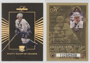 1994-95 Leaf Limited Gold /2500 Paul Kariya #5 HOF