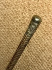 WW1 Military Cambridge University OTC Plaited Rawhide Cavalry Riding Whip / Crop