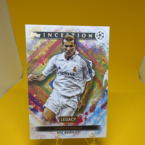 Topps UCC Inception 2024/25 Zinedine Zidane Real Madrid LEGACY #50 Insert