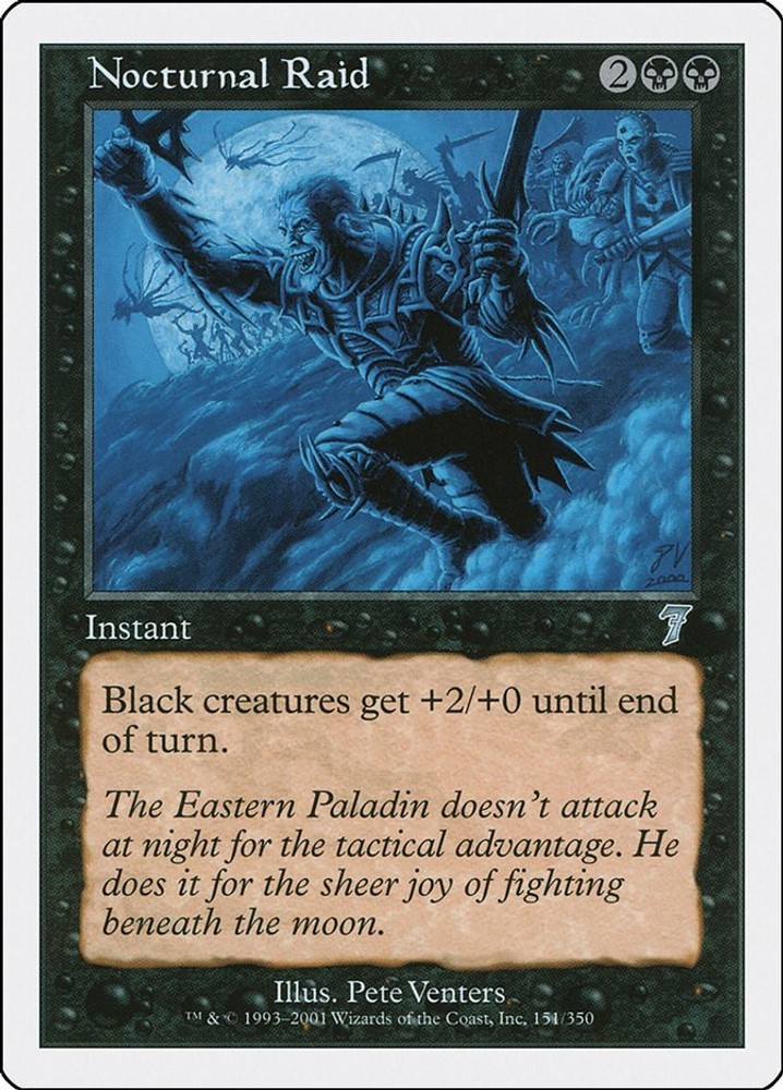 Nocturnal Raid [7ED 151] LP EN MTG