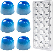 Molde de chocolate con forma de bala de policarbonato - 21 cavidades (12 G cada una) - para caramelos,