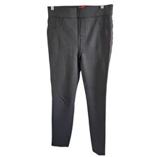 Spanx Pull On Mid-Rise Elastic Waist Skinny Ankle Pants Gray Women's Size XL