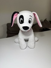 Disney 101 Dalmatians Patch Plush Stuffed Animal Black White Dog Puppy