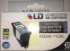 NIP LD Products LD-8237216 KODAK 10XL Ink Cartridge High Yield Black - New