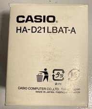 Original Casio HA-D21 LBAT-A Akku Batterie Lithium-lon Battery 3,7V