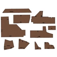 Cab Foam Cab Kit without Headliner - Brindle Brown fits John Deere 4050 4250