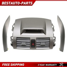 For Toyota Corolla 2009-2013 Center Dash Ac Outlet Air Vent Panel W Strip Trim