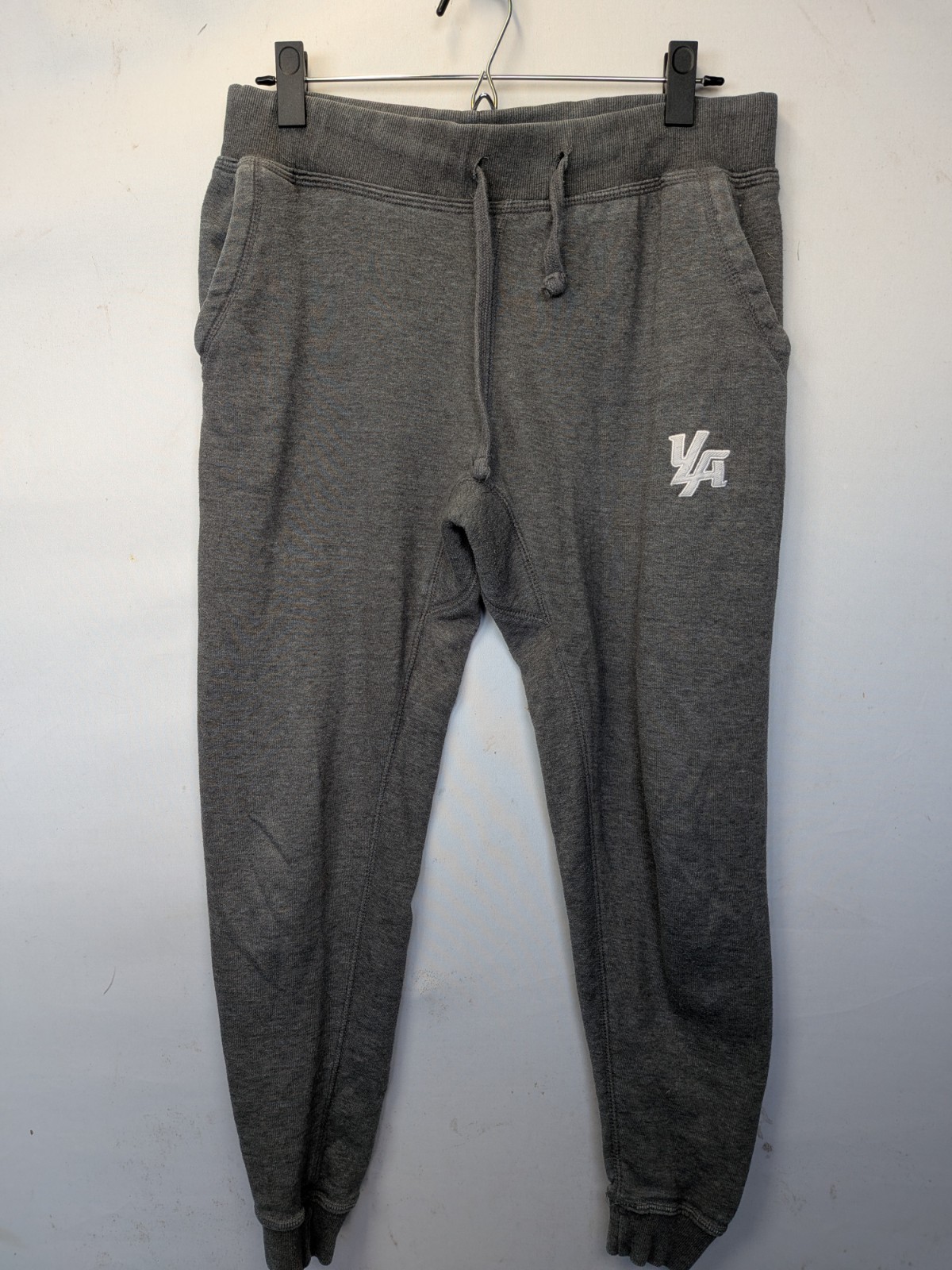 Young La Mens Medium Grey Pull String Sweatpants … - image 1