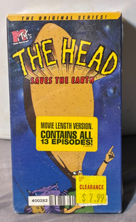 Vintage VHS Tape MTV's The Head Saves the Earth 13 Episodes Unopened