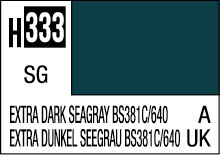 H-333 Extra Dark Seagray BS381C/640 (UK) 10ml