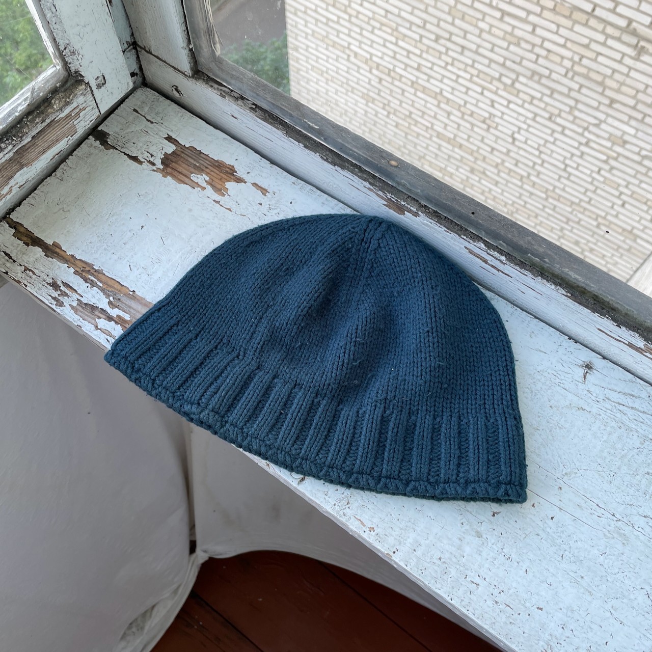Vintage The north Face knit winter beanie hat y2k Rare 00s os sk8 image 5