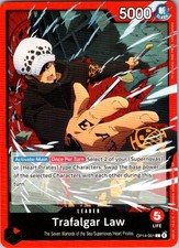 TRAFALGAR LAW OP14-001 L ONE PIECE NM OP14 TOMIOKA