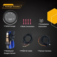 Wideband UEGO Air/Fuel Ratio Gauge 52Mm 2-1/16   with 4.9 LSU Sensor, Digital A