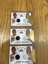 Tan White Katie Feenstra 2006 WNBA Rittenhouse Authentic Archive LTD Worn Jersey