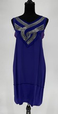 PHILOSOPHY DI ALBERTA FERRETTI DRESS PURPLE MADE IN USA WOMENS SIZE 6