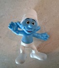 McDonalds Smurf Movie Figurine Harmony Grouchy Crazy 2011-13 Peyo Happy Meal Toy — photo 7