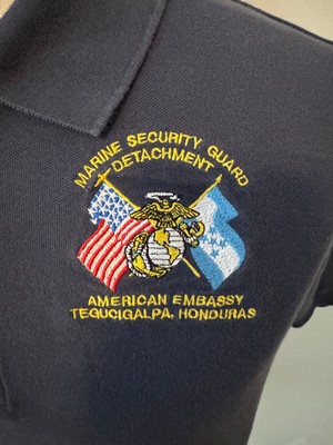 Marine Security Guard Detachment MSG US American Embassy Tegucigalpa Size Large