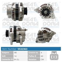 Meat & Doria Generator FüR Hyundai Coupe RD 2.0 16V 1.6I Accent I X-3 1.3 1.5I