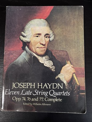 Haydn, String Quartets, Op. 74,  76,  77 (Dover Sheet Music)  - Light Marks