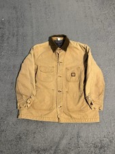 Vintage Brown Big Ben Wrangler Blanket Lined Denim Jacket Size 46 USA Brown