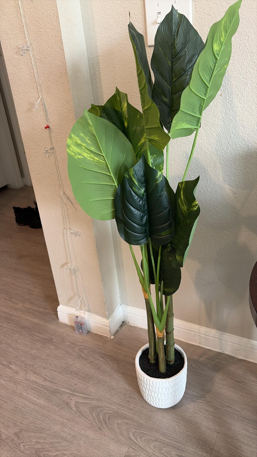 Aritifical plant with pot for decoration