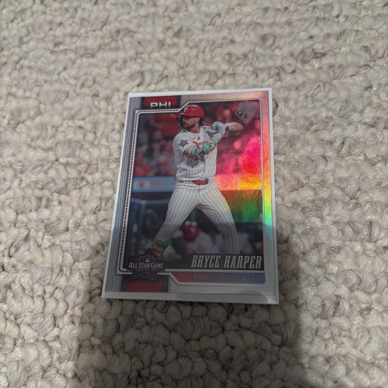 2026 Topps 75 Update Series  Bryce Harper REFRACTOR #ASG-38  Phillies