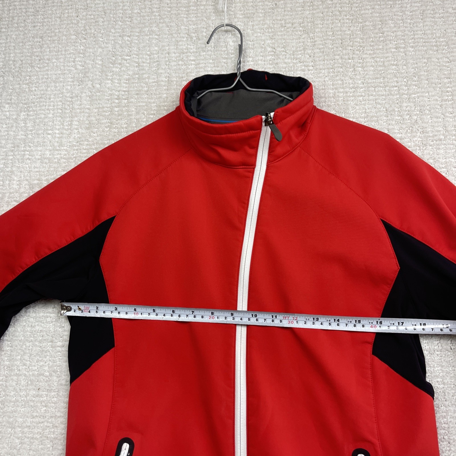 Y2K Salomon Soft Shell Jacket Clima Wind Red Mens… - image 12