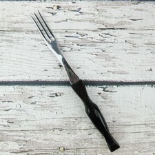 Cutco 1726 Turning Fork 3-Tine Meat Serving Fork with Brown Handle Made in USA
