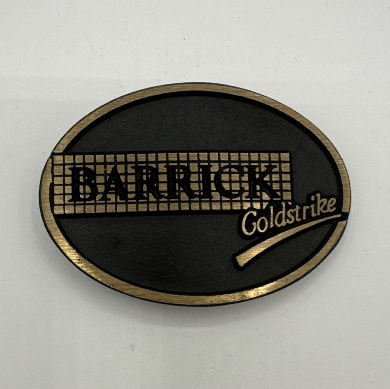 Barrick Mining Solid Brass Antique Finish Clamp C… - image 1