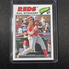2026 Topps Heritage - Sal Stewart Rookie Card RC #221 Cincinnati Reds Baseball