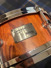 Canopus Stave Bubinga Snare Drum Used Natural Oil Good Condition