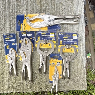 IRWIN VISE-GRIP Locking Pliers 10 in 5pc Heavy Duty Adjustable 10WR 7WR