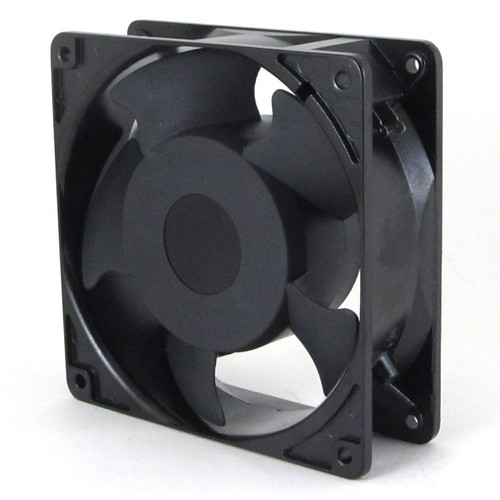 New 120mm 38mm Fan 120V AC 2 Pin Ball Bearing Muffin PC LOW SPEED 4" (LS1238A) - Picture 2 of 3