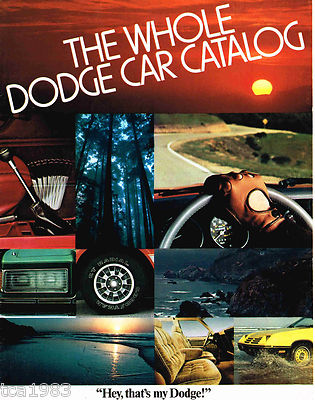 1979 DODGE FULL LINE Dealer Auto Sales Brochure:MAGNUM,024