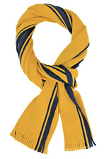 Sciarpa in maglia multifabbrica righe gialle scialle uomo scialle donna invernale con frange