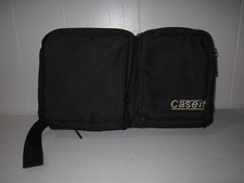 VTG Caseit, Black in Color, 48 CD/DVD Holders w/3 Zip Up Compartments, w/Strap