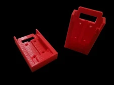 **2 Pack** RED Porter Cable 20V Battery Holder Mount Wall/Under Shelf
