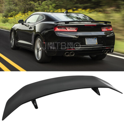 47'' Rear Trunk Spoiler Glossy Black GT-Style Racing Wing For Chevy Camaro SS LS