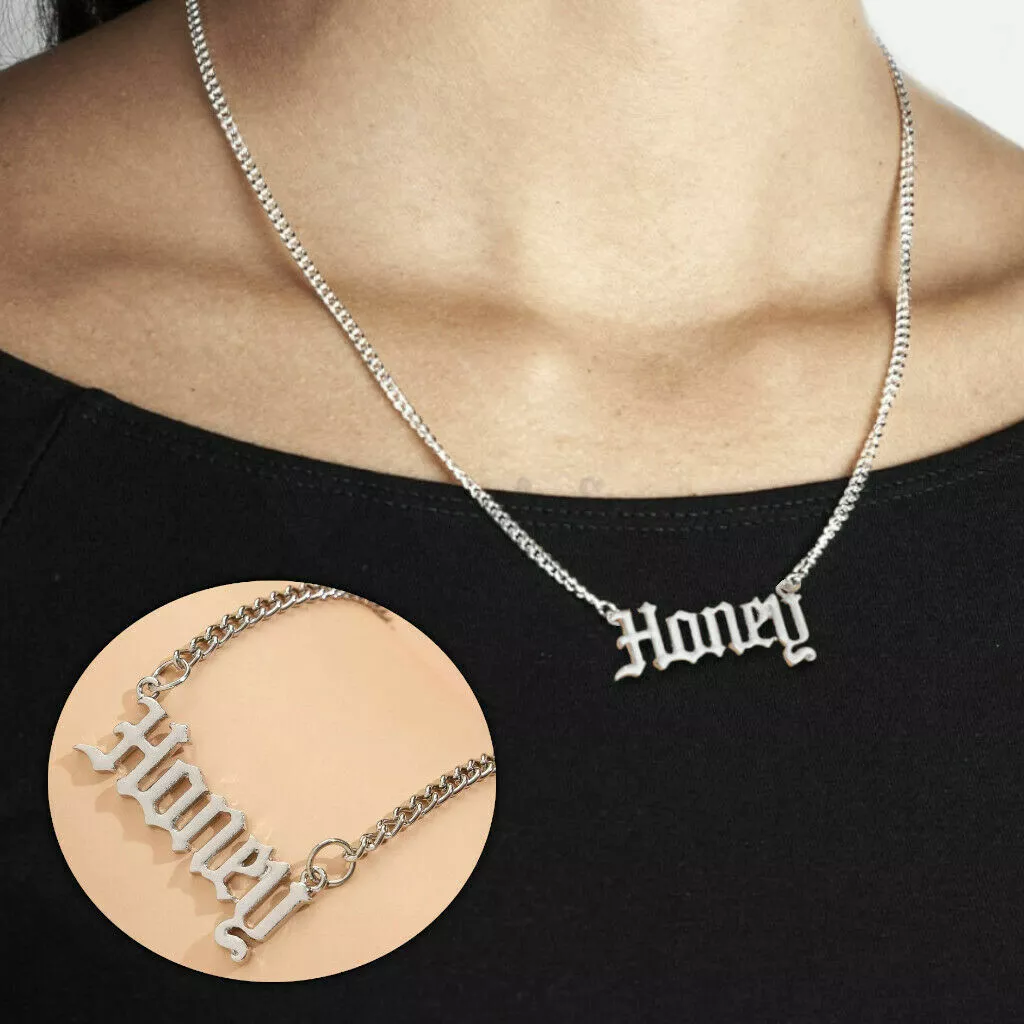 Hypoallergenic name necklace deals
