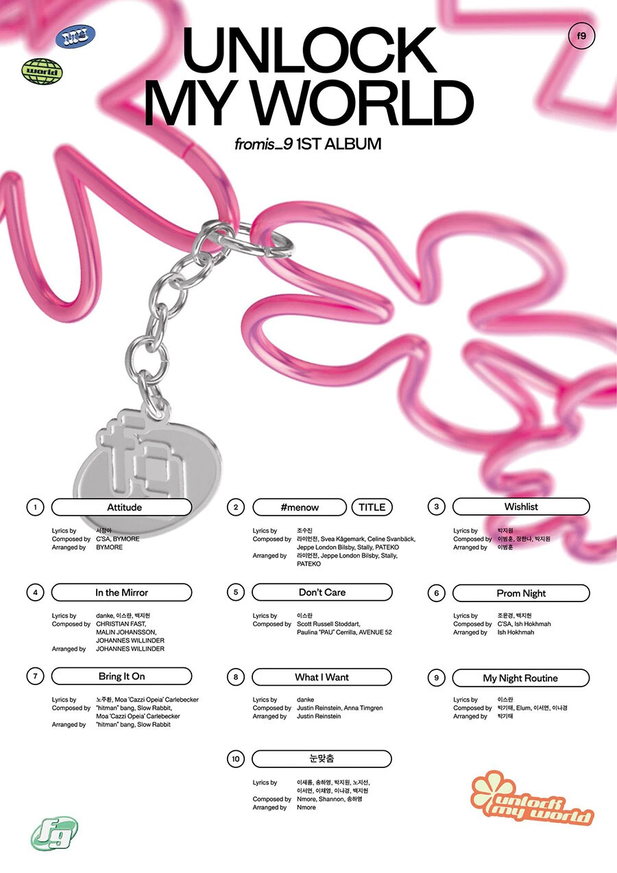 FROMIS_9 [UNLOCK MY WORLD] 1st Album KIT Ver/Air-Kit+9 Photo